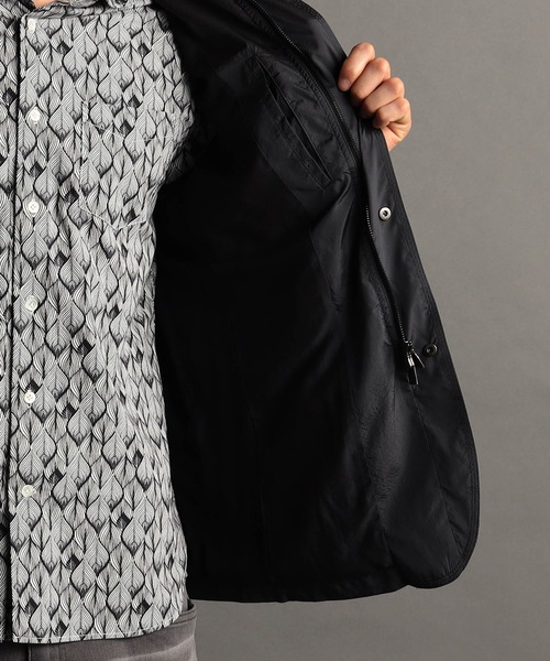 MONSIEUR NICOLE(ムッシュニコル)の「【ex/tra】ナイロンワッシャー スタンドカラーブルゾン(ブルゾン・メンズ・ベージュ/ネイビー・MEDIUM/LARGE/X-LARGE)」の6枚目の写真