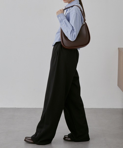 nui nullu（ヌイヌル）の「【nui nullu】2WAYワイドスウェットカーブパンツ＜セットアップ対応＞（スウェットパンツ・レディース・ライトグレー/アイボリー/ブラック/グレー・S/M/L）」の21枚目の写真