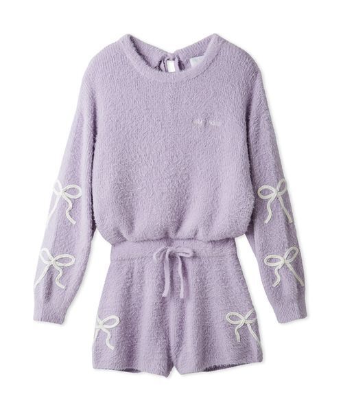 gelato pique バーガンディ リボン ルームウェア F gelato pique バーガンディ リボン ルームウェア F ルームウェア