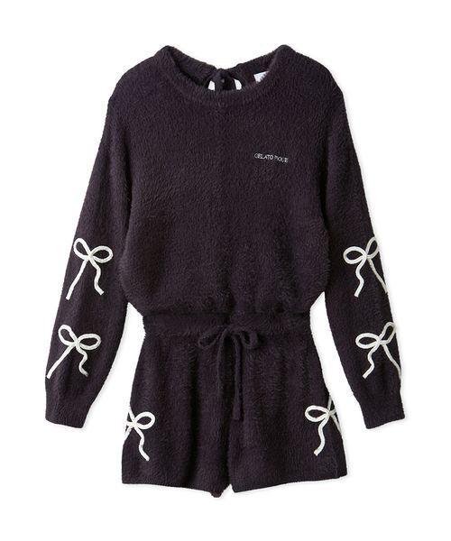 gelato pique（ジェラートピケ）の「リボンフェザーロンパース（ルーム