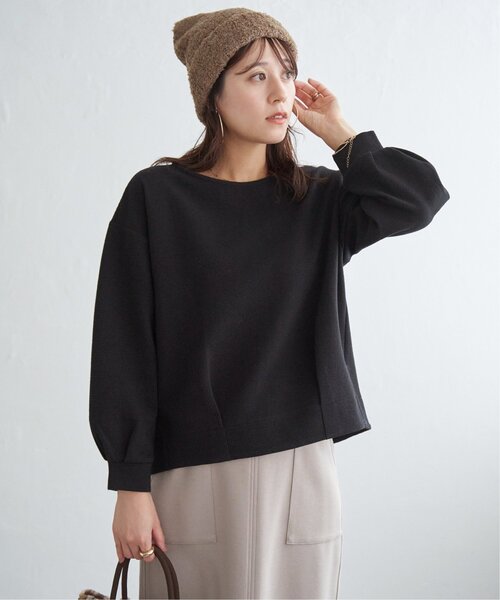 ikka（イッカ）の「ブークレーニットワッチ（ニットキャップ/ビーニー・レディース・ブラック/アイボリー/グレー/キャメル・FREE）」の14枚目の写真