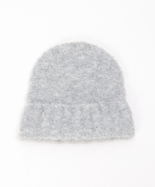 ikka（イッカ）の「ブークレーニットワッチ（ニットキャップ/ビーニー・レディース・ブラック/アイボリー/グレー/キャメル・FREE）」の3枚目の写真