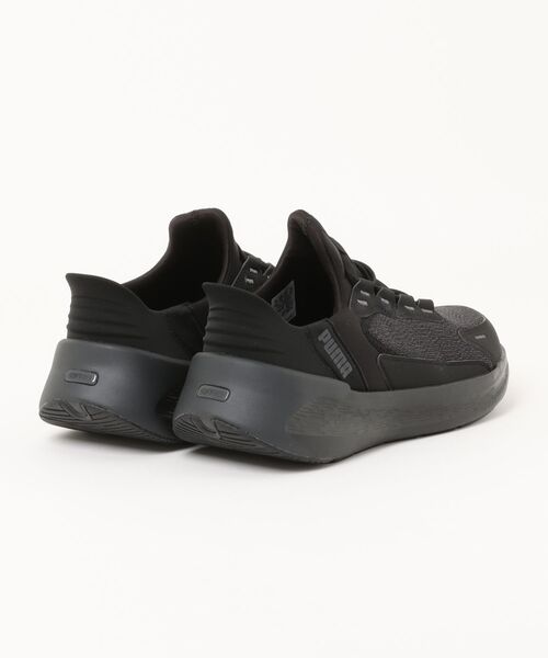 PUMA(プーマ)の「PUMA プーマ SOFTRIDE SYMMETRY EASE IN【軽量】メンズスニーカー(ソフトライドシンメトリーイーズイン) 312669(スニーカー・メンズ・ブラック×ブラック/グレー・25.5cm/26.0cm/26.5cm/27.0cm/27.5cm/28.0cm/29.0cm/30.0cm)」の3枚目の写真