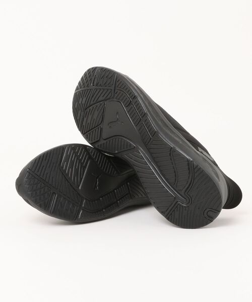 PUMA(プーマ)の「PUMA プーマ SOFTRIDE SYMMETRY EASE IN【軽量】メンズスニーカー(ソフトライドシンメトリーイーズイン) 312669(スニーカー・メンズ・ブラック×ブラック/グレー・25.5cm/26.0cm/26.5cm/27.0cm/27.5cm/28.0cm/29.0cm/30.0cm)」の4枚目の写真