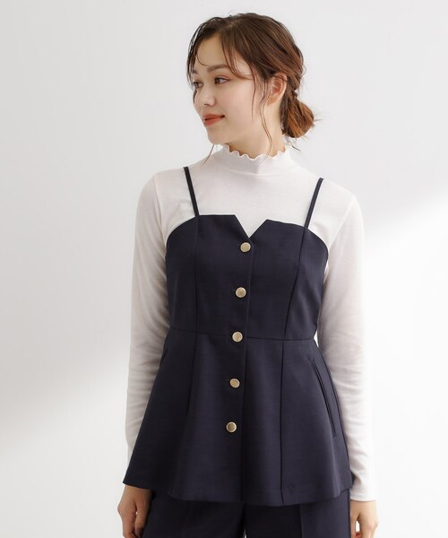 grove(グローブ)の「【カセット服】主役級キャミビスチェ(シャツ/ブラウス・レディース・ブラウン系その他/ネイビー系5/ライトベージュ・02/03/05/04/01)」の3枚目の写真