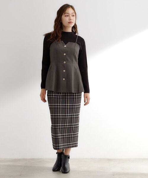 grove(グローブ)の「【カセット服】主役級キャミビスチェ(シャツ/ブラウス・レディース・ブラウン系その他/ネイビー系5/ライトベージュ・02/03/05/04/01)」の8枚目の写真