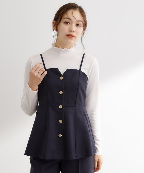grove(グローブ)の「【カセット服】主役級キャミビスチェ(シャツ/ブラウス・レディース・ブラウン系その他/ネイビー系5/ライトベージュ・02/03/05/04/01)」の14枚目の写真