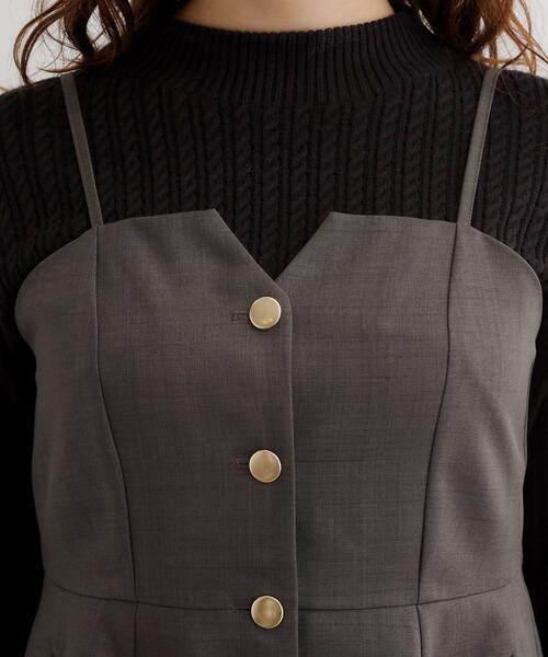 grove(グローブ)の「【カセット服】主役級キャミビスチェ(シャツ/ブラウス・レディース・ブラウン系その他/ネイビー系5/ライトベージュ・02/03/05/04/01)」の21枚目の写真