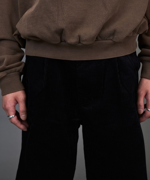 CIASU（シアス）の「コーデュロイストレートスラックス（スラックス・メンズ・ブラック/ブラウン/アイボリー・MEDIUM/LARGE）」の13枚目の写真