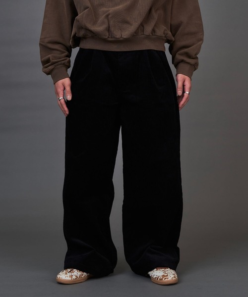 CIASU（シアス）の「コーデュロイストレートスラックス（スラックス・メンズ・ブラック/ブラウン/アイボリー・MEDIUM/LARGE）」の17枚目の写真
