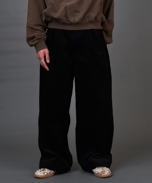 CIASU（シアス）の「コーデュロイストレートスラックス（スラックス・メンズ・ブラック/ブラウン/アイボリー・MEDIUM/LARGE）」の16枚目の写真