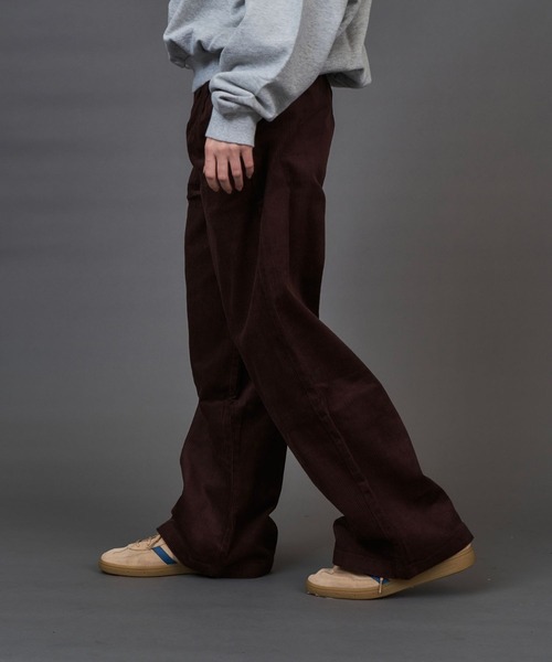 CIASU（シアス）の「コーデュロイストレートスラックス（スラックス・メンズ・ブラック/ブラウン/アイボリー・MEDIUM/LARGE）」の5枚目の写真
