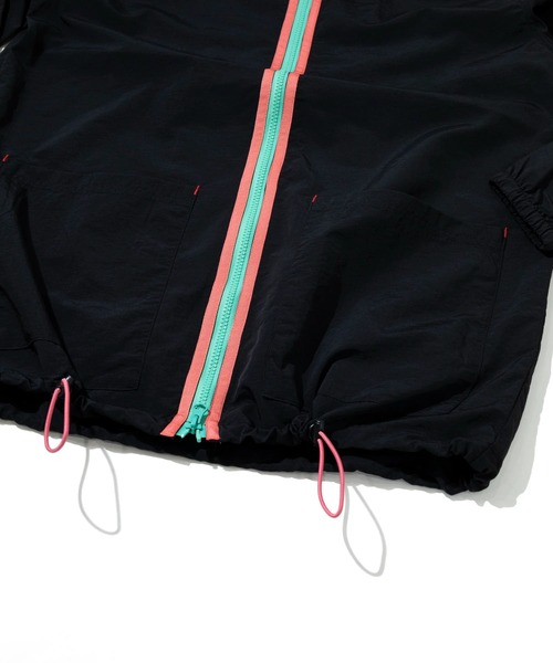 go slow caravan（ゴースローキャラバン）の「Duckster/ダックスター　ジップアップ コーチシャツ（シャツ/ブラウス・メンズ・ブラック/オリーブ/ベージュ・MEDIUM/LARGE/X-LARGE）」の8枚目の写真