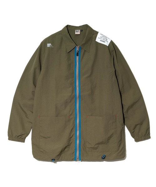 go slow caravan（ゴースローキャラバン）の「Duckster/ダックスター　ジップアップ コーチシャツ（シャツ/ブラウス・メンズ・ブラック/オリーブ/ベージュ・MEDIUM/LARGE/X-LARGE）」の14枚目の写真