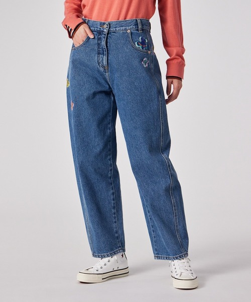 Paul Smith Pink ダークブルーデニム ウィメンズ 