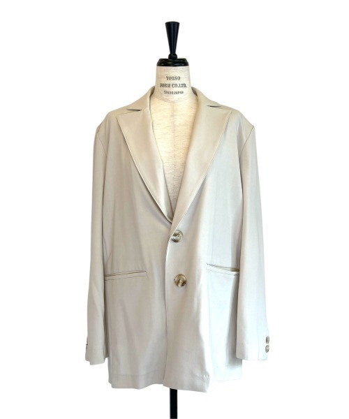 MAISON ELLIE(メゾンエリー)の「double ribbon open jacket(テーラードジャケット・レディース・グレー/ブラック/アイボリー・FREE)」の14枚目の写真