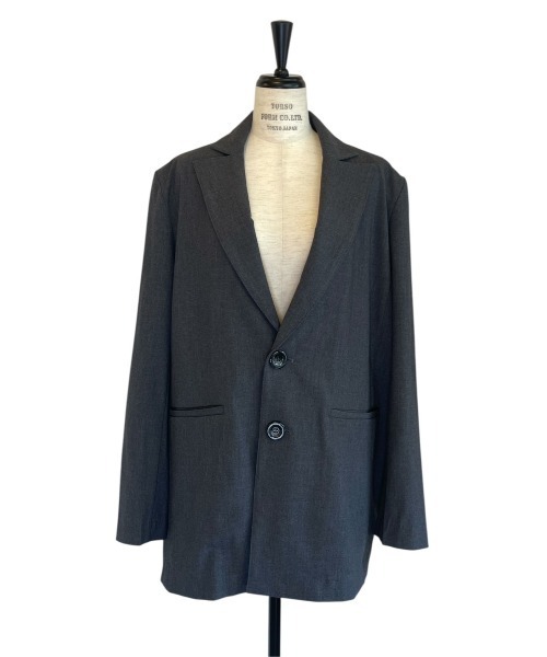 MAISON ELLIE(メゾンエリー)の「double ribbon open jacket(テーラードジャケット・レディース・グレー/ブラック/アイボリー・FREE)」の16枚目の写真
