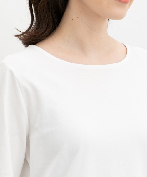 Honeys（ハニーズ）の「裾バルーンインナー（Tシャツ/カットソー・レディース・ホワイト/ブラック・M/L/3L/S/LL）」の13枚目の写真