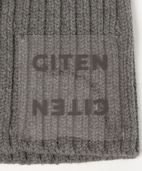 CITEN（シテン）の「＜CITEN＞クリアロゴニットキャップ（ニットキャップ/ビーニー・レディース・ロイヤルブルー/ブラック/グレー系・FREE）」の10枚目の写真