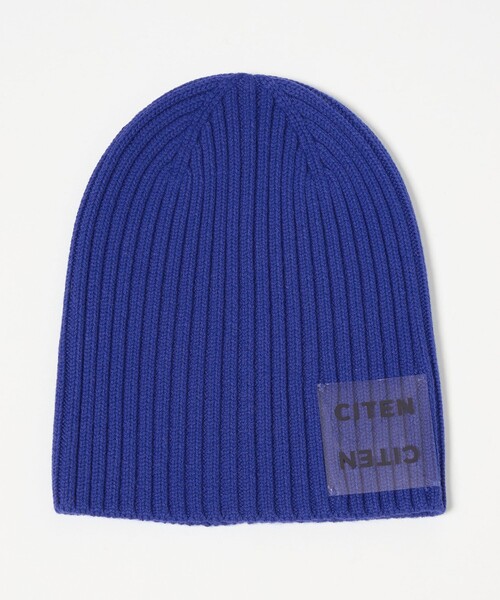 CITEN（シテン）の「＜CITEN＞クリアロゴニットキャップ（ニットキャップ/ビーニー・レディース・ロイヤルブルー/ブラック/グレー系・FREE）」の13枚目の写真