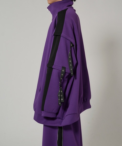 孤独　Ellno loset ハトメコードトラックジャケット ハトメコードトラックジャケット/SETUP対応（ジャージ）｜狐独