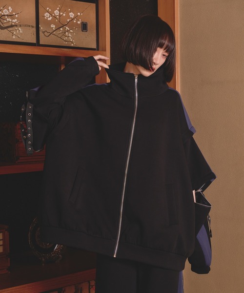 孤独 Ellno loset ハトメコードトラックジャケット ハトメコード