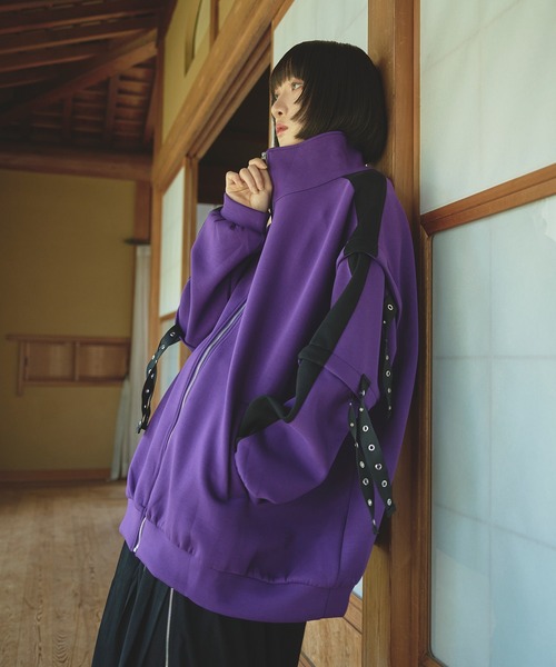 孤独　Ellno loset ハトメコードトラックジャケット ハトメコードトラックジャケット/SETUP対応（ジャージ）｜狐独