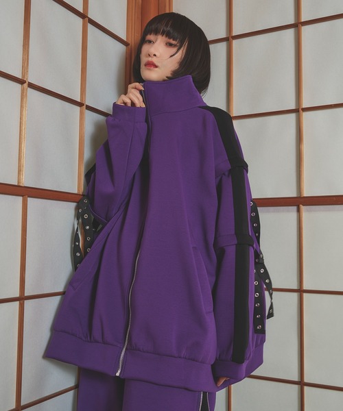 孤独　Ellno loset ハトメコードトラックジャケット ハトメコードトラックジャケット/SETUP対応（ジャージ）｜狐独