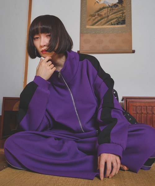 ハトメコードトラックジャケット/SETUP対応（ジャージ）｜狐独