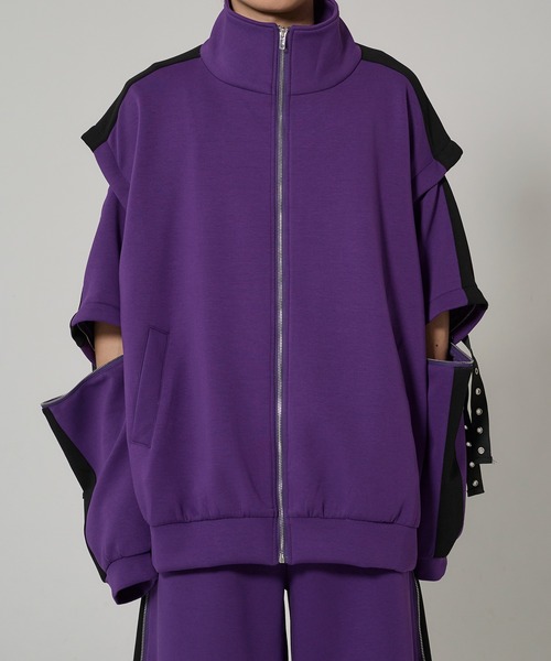 孤独　Ellno loset ハトメコードトラックジャケット 狐独 ジャージ ハトメコードトラックジャケット/SETUP対応 メンズ