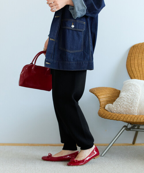 FREAK'S STORE（フリークスストア）の「限定展開　ニット ジョガー イージーパンツ（その他パンツ・レディース・ブルー/チャコールグレー/杢グレー/ナチュラル/ブラック/ダークブラウン/ライトグレー・SMALL/MEDIUM）」の20枚目の写真