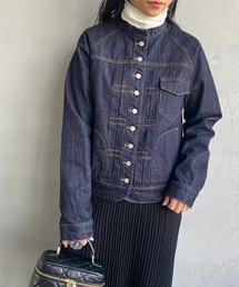 Si-Si-Si | 【WEB限定】[si-si-si comfort/スースース― コンフォート] スタンドカラー デニムジャケット(デニムジャケット)