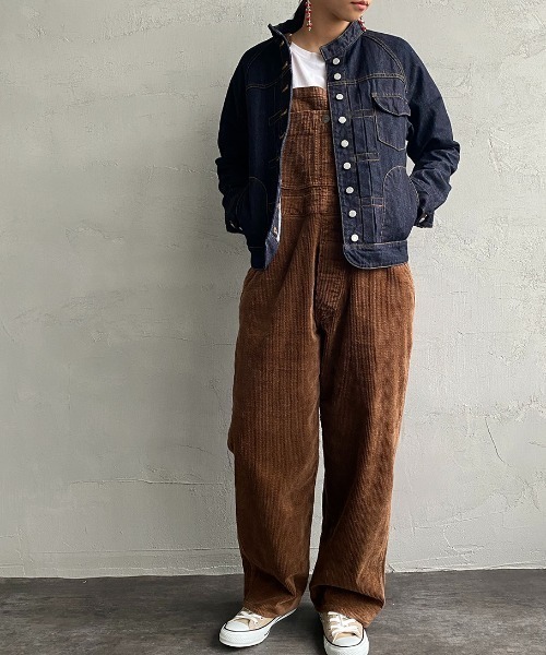 Si-Si-Si（スースースー）の「【WEB限定】[si-si-si comfort/スースース― コンフォート] スタンドカラー デニムジャケット（デニムジャケット・レディース・ワンウォッシュ・36/38/40/42）」の4枚目の写真