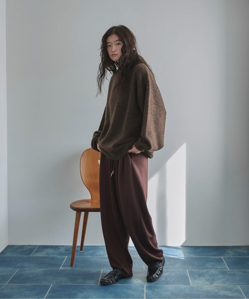 feepur（フェピュール）の「【ハンドウォッシャブル】ユースフルオーバーニット（ニット/セーター・レディース・アイボリー/ブルー/グレー/ピンク/ブラウン・MEDIUM）」の20枚目の写真