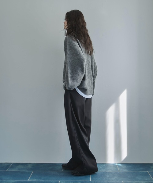 feepur（フェピュール）の「【ハンドウォッシャブル】ユースフルオーバーニット（ニット/セーター・レディース・アイボリー/ブルー/グレー/ピンク/ブラウン・MEDIUM）」の9枚目の写真