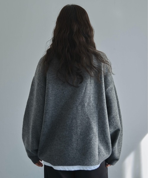 feepur（フェピュール）の「【ハンドウォッシャブル】ユースフルオーバーニット（ニット/セーター・レディース・アイボリー/ブルー/グレー/ピンク/ブラウン・MEDIUM）」の16枚目の写真