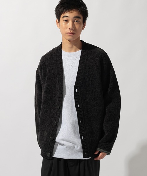 モールニットVネックカーディガン（カーディガン/ボレロ）｜niko and