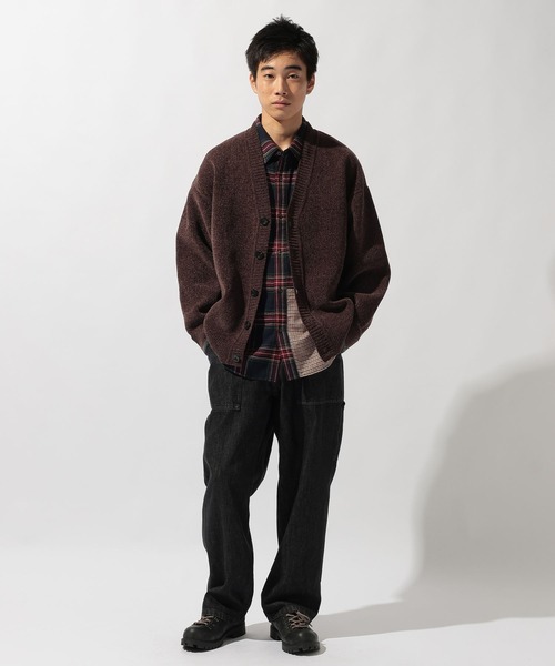 モールニットVネックカーディガン（カーディガン/ボレロ）｜niko and