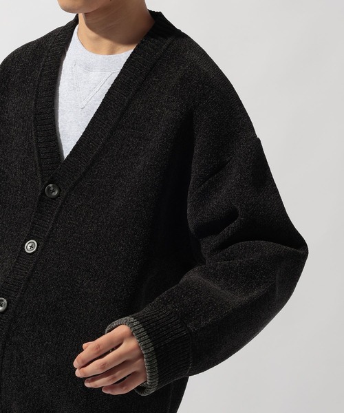 モールニットVネックカーディガン（カーディガン/ボレロ）｜niko and