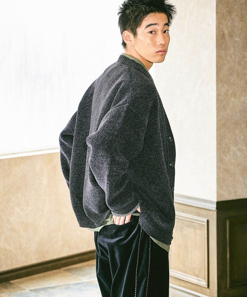 モールニットVネックカーディガン（カーディガン/ボレロ）｜niko and