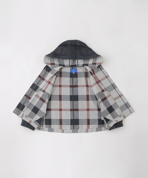 BLUE LABEL CRESTBRIDGE（ブルーレーベルクレストブリッジ）の「【はっ水】クレストブリッジチェックマウンテンパーカー（マウンテンパーカー・レディース・ダークネイビー/ブルー系その他4・38/36/40）」の13枚目の写真