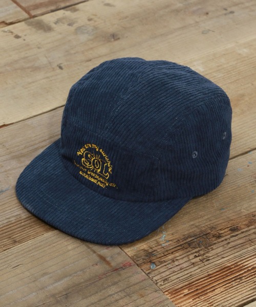 BAYFLOW（ベイフロー）の「カラー刺繍コーデュロイCAP（キャップ・メンズ・ベージュ/ネイビー/カーキ・FREE）」の3枚目の写真