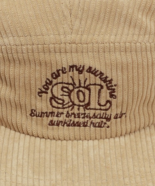 BAYFLOW(ベイフロー)の「カラー刺繍コーデュロイCAP(キャップ・メンズ・ベージュ/ネイビー/カーキ・FREE)」の10枚目の写真