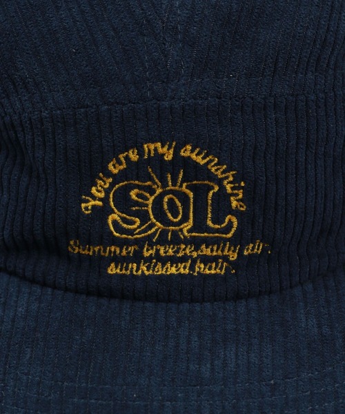 BAYFLOW(ベイフロー)の「カラー刺繍コーデュロイCAP(キャップ・メンズ・ベージュ/ネイビー/カーキ・FREE)」の18枚目の写真