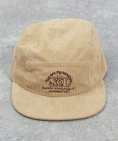 BAYFLOW(ベイフロー)の「カラー刺繍コーデュロイCAP(キャップ・メンズ・ベージュ/ネイビー/カーキ・FREE)」の19枚目の写真