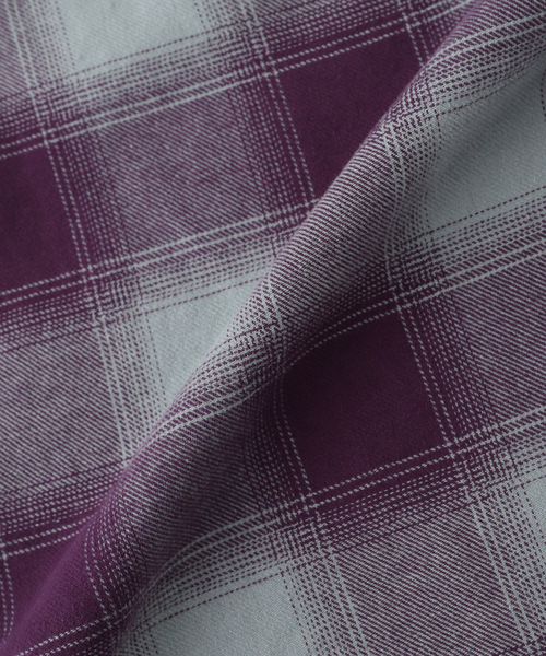 Marvine Pontiak shirt makers(マービンポンティアックシャツメーカーズ)の「MPSM/マービンポンティクシャツメーカーズ Italian Collar SH(シャツ/ブラウス・メンズ・パープル・FREE)」の3枚目の写真