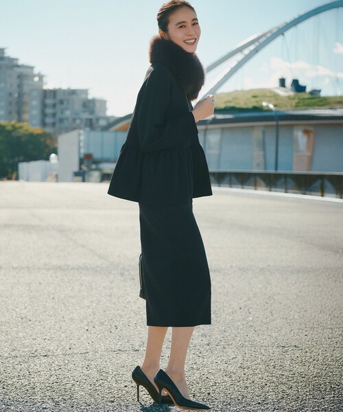 23区(ニジュウサンク)の「リアルファー ティペット(マフラー・レディース・ベージュ系/ブラウン系・F)」の6枚目の写真