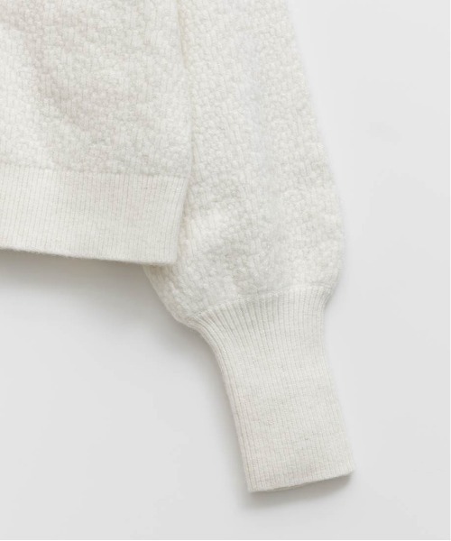 RANDA（ランダ）の「デザイン編みVネックニットカーディガン（カーディガン/ボレロ・レディース・グレー/ピンク/ホワイト・FREE）」の18枚目の写真