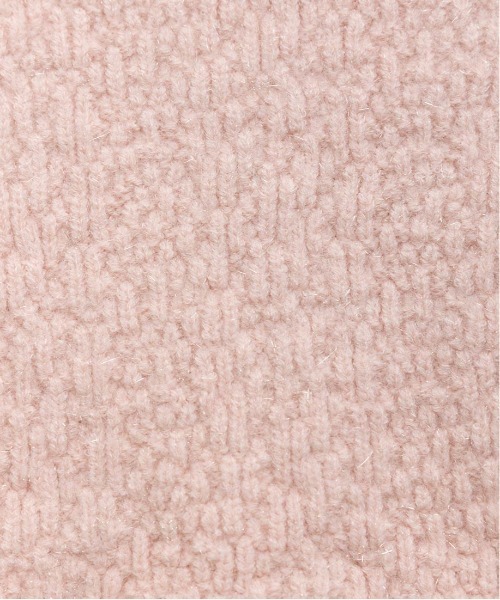 RANDA（ランダ）の「デザイン編みVネックニットカーディガン（カーディガン/ボレロ・レディース・グレー/ピンク/ホワイト・FREE）」の21枚目の写真