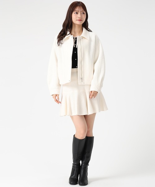 セール】2025秋冬新作 ヘリンボーン柄ステンカラージャケット（その他